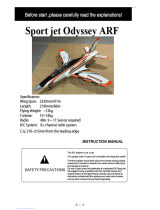 Top RC Model Sport Jet Odyssey User manual