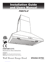 Spagna Vetro PSL Installation Manual And User's Manual