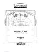 Lipinski Sound L-302 User manual