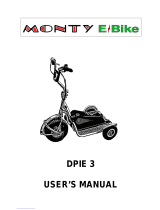 Monty e-bike DPIE 3 User manual