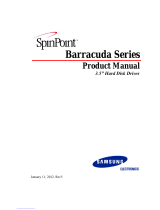 SpinPoint Barracuda Series User manual