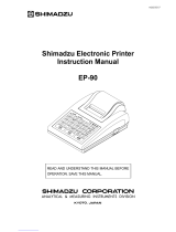 Shimadzu EP-90 User manual