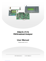 Pira PIRA75 User manual