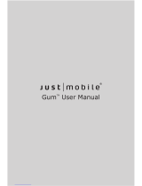 Just Mobile Gum User manual