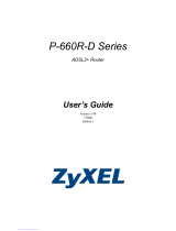 ZyXEL P-660R-D1 User manual