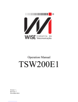 Wise TSW200E1 User manual