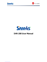 Sam4s SHR-200 User manual