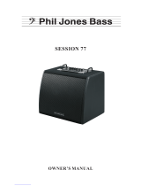 Phil Jones Bass SESSION 77 Owner's manual