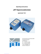 Jeti spectraval 1511 Operating Instructions Manual