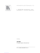 Kramer VP-28 User manual