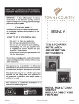 Town & Country Fireplaces TC36 Installation And Operating Instructions Manual