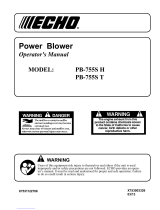 Echo PB-755S H User manual