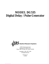 Stanford Research Systems DG535 Operation And Service Manual