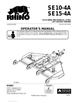 Servis-Rhino SE15-4A User manual