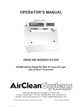 AirClean systems AC600 Series User manual