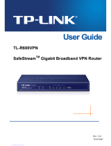TP-LINK SafeStream TL-R600VPN User manual