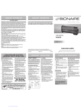 Bionaire BLP3340 Instruction Leaflet