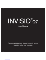 Invisio Q7 User manual