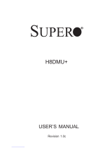 Supero H8DMU+ User manual