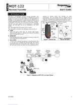 Visonic MDT-122 User manual