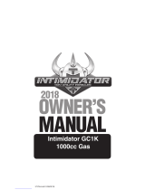Intimidator GC1K S1 Owner's manual