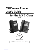 ESI 24-Key Feature Phone User manual