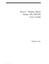 Telecor DP200 User manual