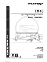 nifty TM40 Operating And Safety Instructions Manual