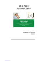 Sunwave Tech. RemoteComm  SRC-7000 Software User Manual