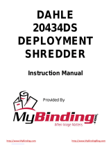 MyBinding Dahle 20434ds Series User manual