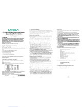 Moxa Technologies CP-118U Series Quick Installation Manual