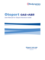 Otodynamics Otoport Advance User manual