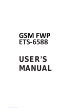 GSM ETS-6588 User manual