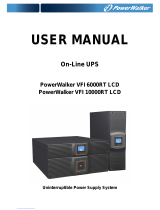 Power Walker VFI 6000RT LCD User manual