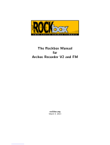 Rockbox Archos Recorder FM User manual