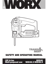 Worx Trans4mer WX540.9 User manual