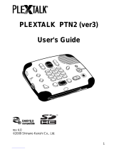 Plextalk PTN2 Cross User manual