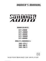 Sundown Audio SAX-150.4 Owner's manual