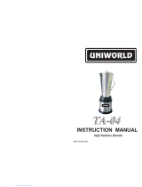 Uniworld TA-04 User manual
