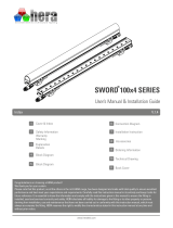 HERA SWORD 100x4 SERIES User's Installation Manual