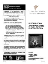 Town & Country Fireplaces TC54.CE2 Series C Installation And Operating Instructions Manual