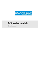 Scantech MA-16YR/T Operating instructions
