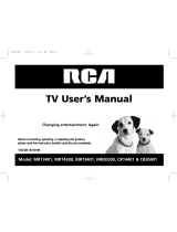 RCA MR13401, M14300, M19401, M20300, CR14401, CR20401 User manual