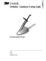 3M Unitek Ortholux Luminous Curing Ligh Instructions For Use Manual