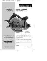 Porter-Cable 447k User manual