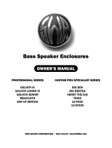 SWR Custom Pro Specialist Big Ben Owner's manual