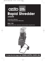 Ozito RSH-100 User manual