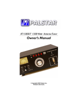 Palstar AT1500DT Owner's manual