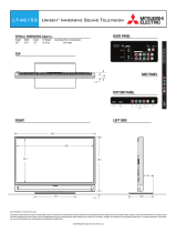 Mitsubishi Electric UNISEN LT-46153 Dimensions