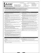 Mitsubishi Electric Mr. Slim MSZ-A15NA Installation guide